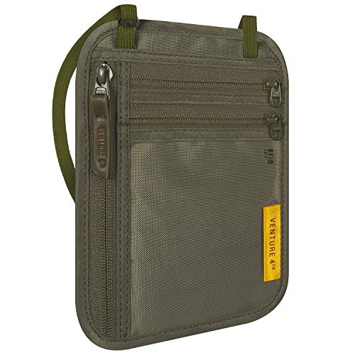 VENTURE 4TH RFID Blocking Travel Neck Wallet