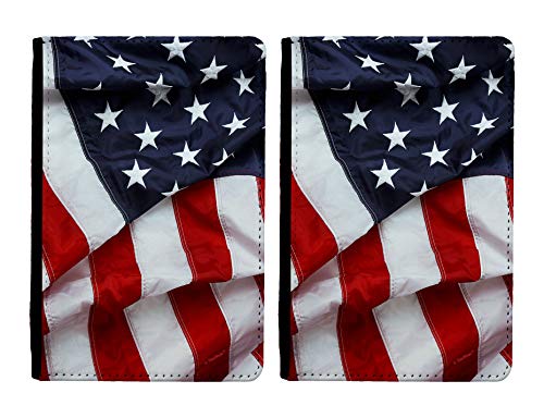 American Flag Passport Cover 2-pack - Stylish and Functional