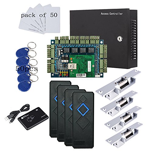 TCP/IP 4 Door Entry Access Control Panel Kit