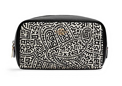 COACH Mickey Mouse X Keith Haring Small Boxy Cosmetic Case