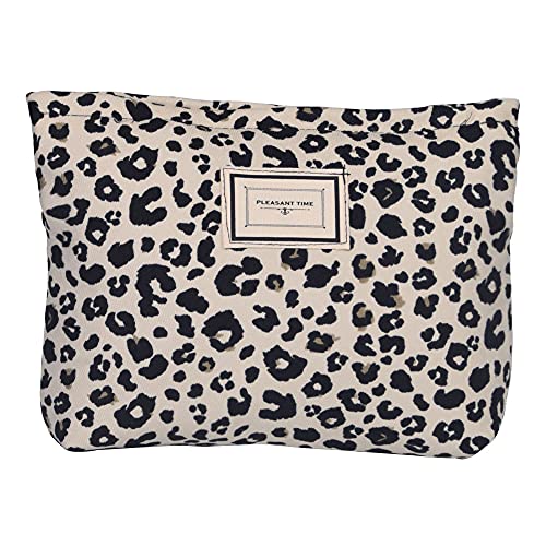 LYDZTION Leopard Print Makeup Bag