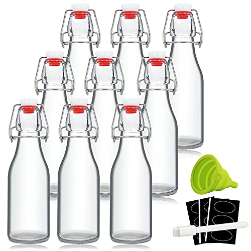 YEBODA 8oz Swing Top Bottles