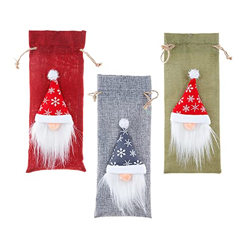 Giant Wine Glads Bottle Family Doll Cap Decoration