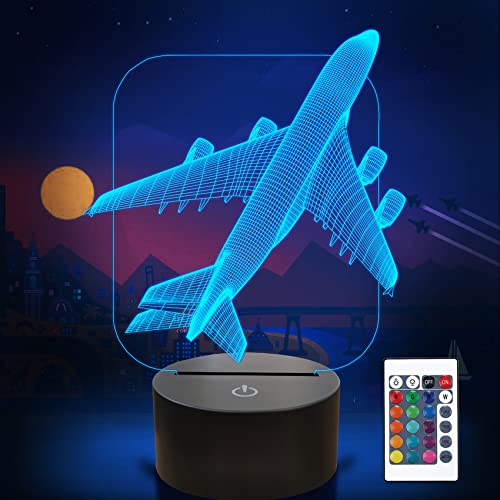 Aircraft Airplane 3D Night Light