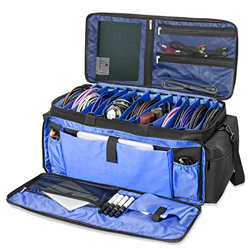 AKOZLIN Cable File Bag with Detachable Dividers