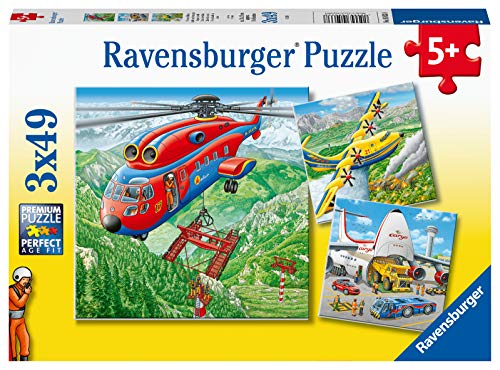 Ravensburger Above The Clouds 3 x 49 Piece Jigsaw Puzzle Set for Kids