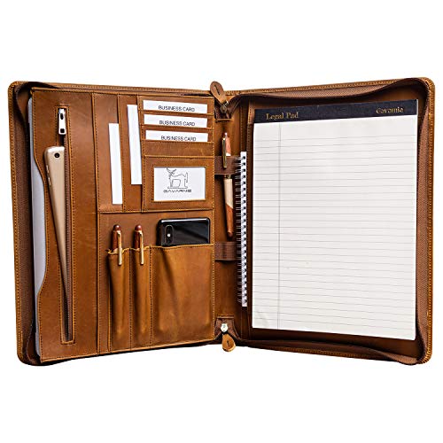 Gavarnie Business Portfolio with Zipper for Professionals