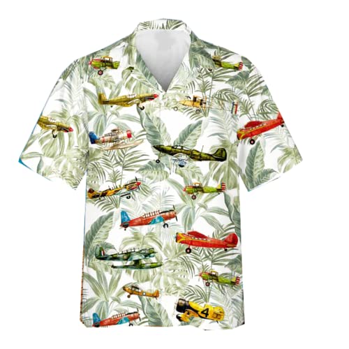 Airplane Hawaiian Shirt for Men