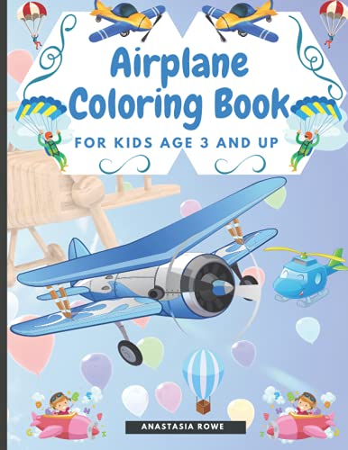 Airplane Coloring Book for Kids