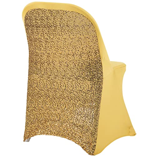 Folding Glitz Sequin Spandex Chair Cover
