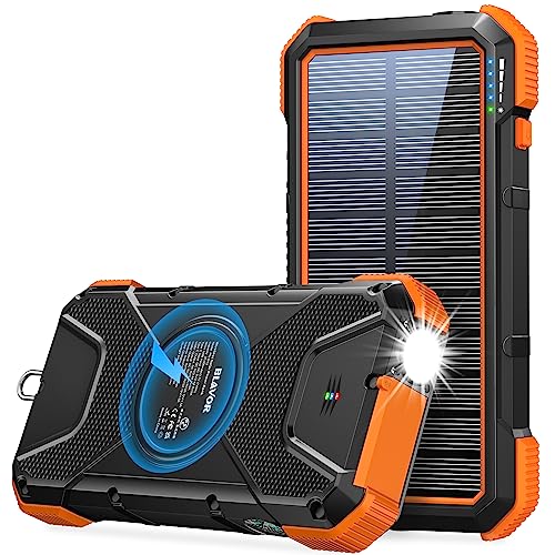 BLAVOR Solar Power Bank - Fast Charging 20000mAh