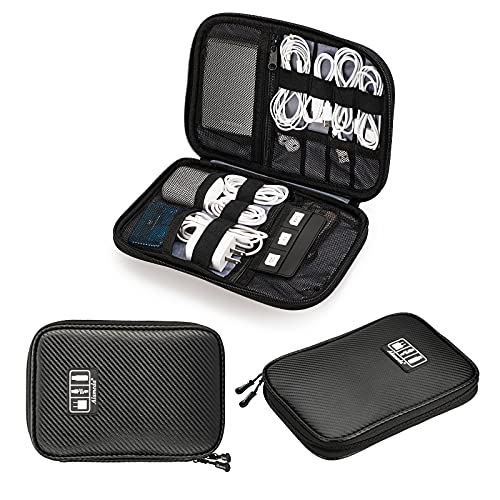 Compact Travel Cable Organizer Bag