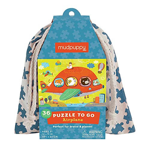 Mudpuppy Airplane to Go Puzzle