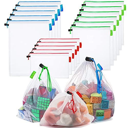 Mesh Small Toy Bags for Storage - Organize Toys with Ease