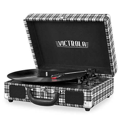 Vintage Bluetooth Portable Suitcase Record Player