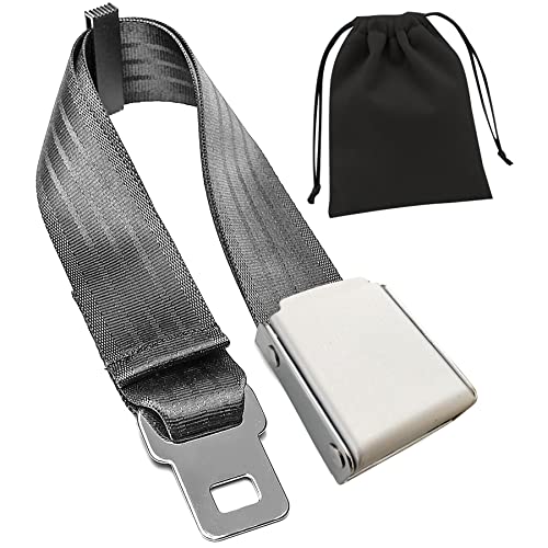 Adjustable Airplane Seat Belt Extender - Fits All Airlines in US Except Southwest