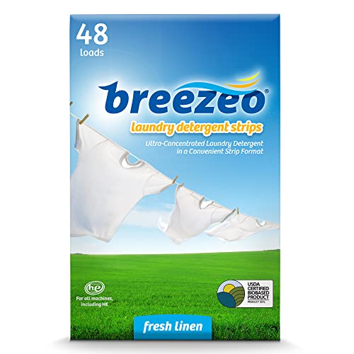 Breezeo Laundry Detergent Strips - Convenient Laundry Solution