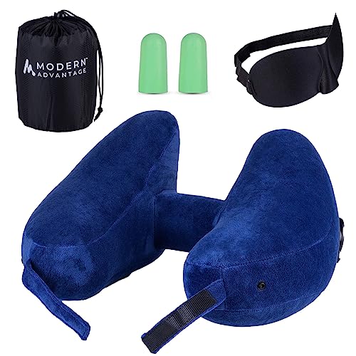 Modern Advantage Inflatable Travel Neck Pillow