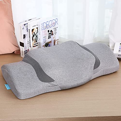 BedsPick Extra Firm Pillow: Cooling Memory Foam Contour Pillow with Adjustable Height and Washable Cover