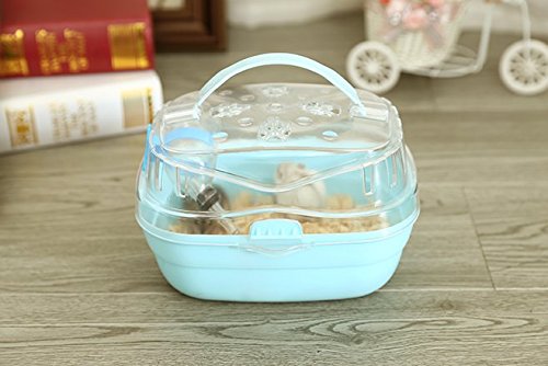 Hamster Carry Case Cage with Water Bottle