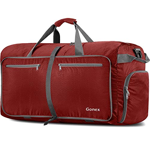Gonex Large Foldable Luggage with Shoe Compartment
