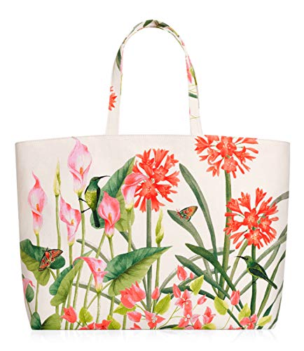 Estee Lauder Travel Beach Bag (Pink Calla Lilies Tote)