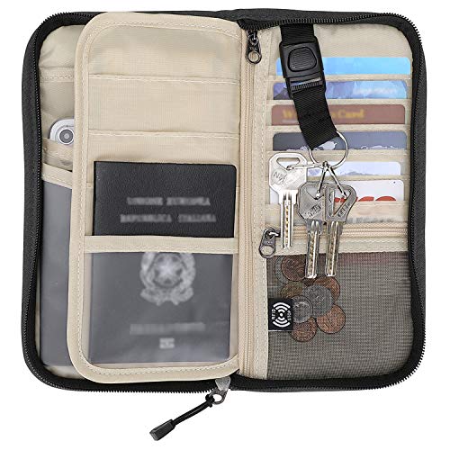 ZOPPEN Rfid Passport Holder Travel Wallet