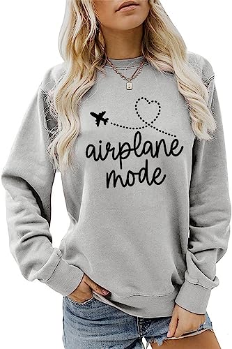 Airplane Mode Sweatshirt for Adventurous Women