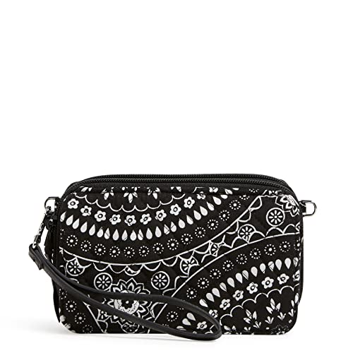 Vera Bradley Cotton Crossbody Purse With RFID Protection