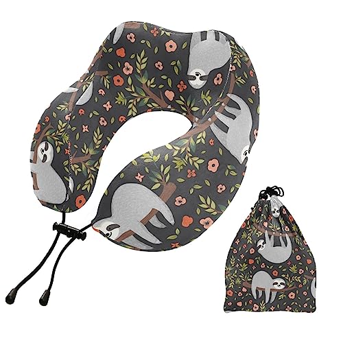 Cute Sloths Travel Neck Pillow Cute Sloths Travel Neck Pillow