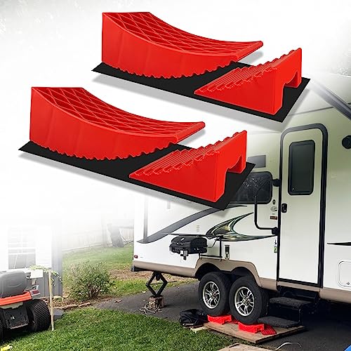 2" Camper Leveler RV Leveling Blocks Ramp Kit