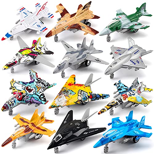 Atralo 12-in-1 Model Airplane Toys Set