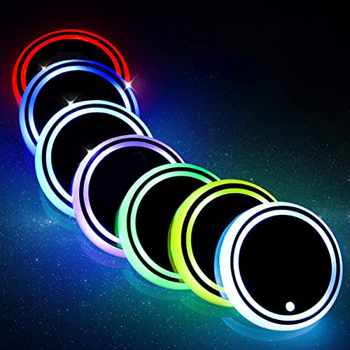 LED Car Cup Holder Lights