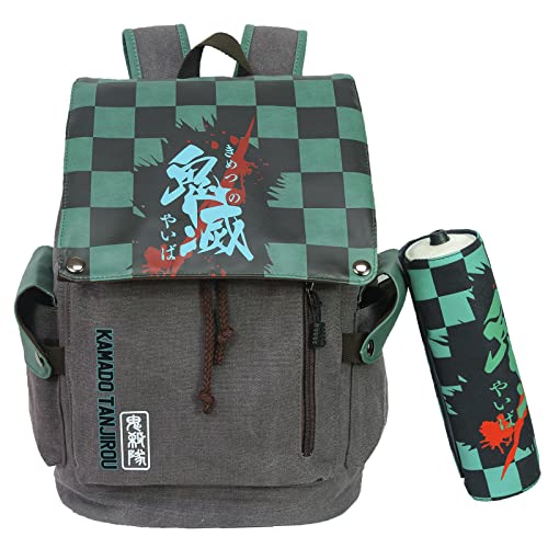 Anime Canvas Backpack with Extra-Large Storage Space