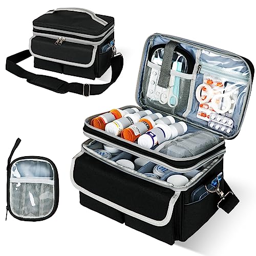 Medicine Storage Bag with Portable Small Pouch