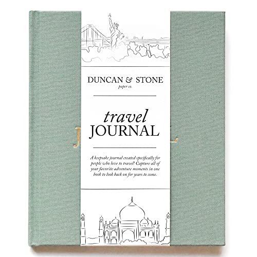 DUNCAN & STONE PAPER CO. Travel Journal: A Perfect Memory Keeper for Travelers