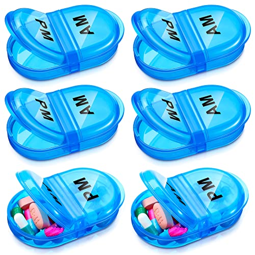 AM PM Pill Organizer Travel Case