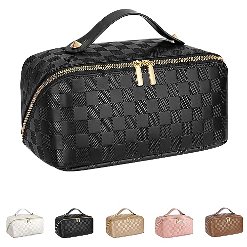 Portable Makeup Bags for Travel - Large Capacity Toiletry Bag