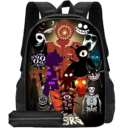 UKQMK Game Backpack - Adjustable Shoulder Strap Casual Daypack