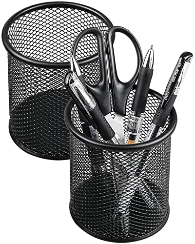 QYH Metal Pencil Holder - Stylish and Practical Desk Organizer