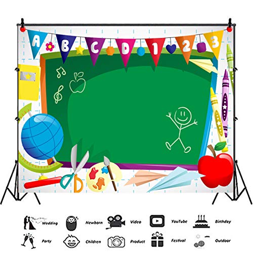 Back to School Themed Party Photography Backdrop
