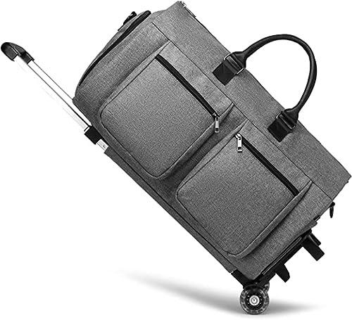 Grey Rolling Garment Bag