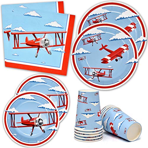 Airplane Party Supplies Set