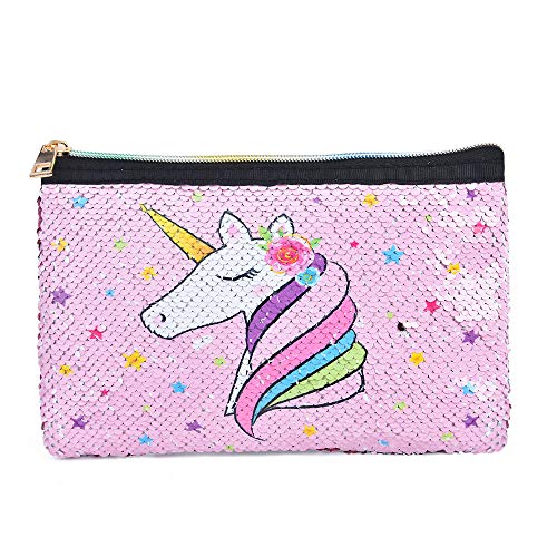 WERNNSAI Unicorn Makeup Bag