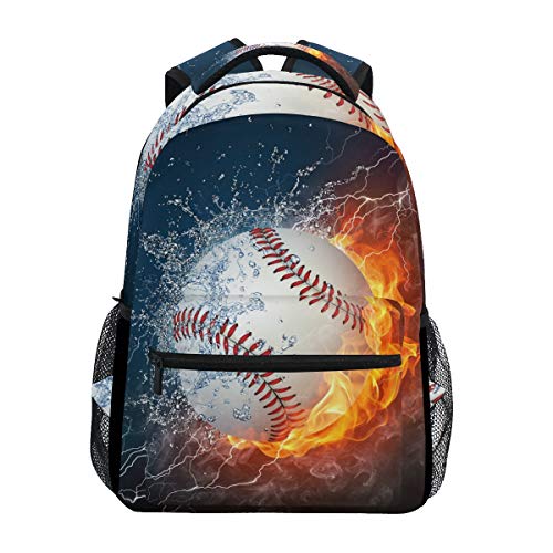 Blueangle Baseball Water Fire Backpack