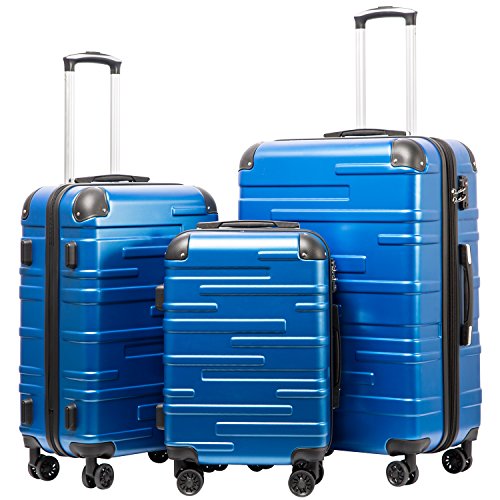 Coolife Luggage Set with TSA Lock Spinner
