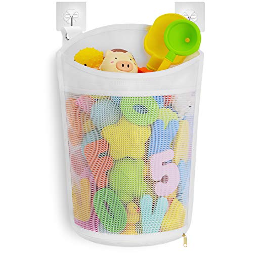 FHDS Zippered Mesh Bath Toy Organizer