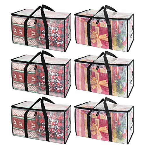 BALEINE 6-Pack Oversized Moving Bags with Reinforced Handles