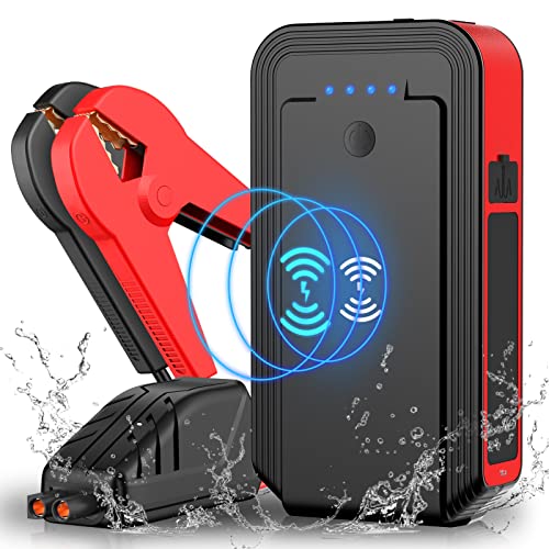 Portable Car Jump Starter with Wireless Charger