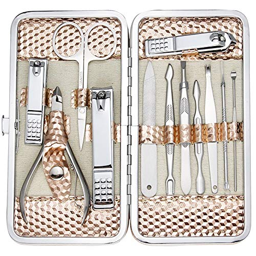 ZIZZON Professional Nail Care Kit with Travel Case